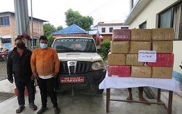 गांजा सहित दुईजना प्रकाउ
